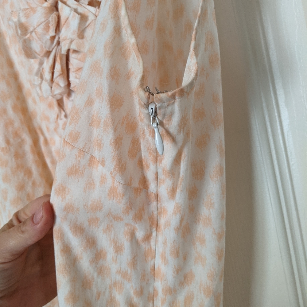 JCrew Sleeveless Ruffle Front Blouse - Picture 2 of 4